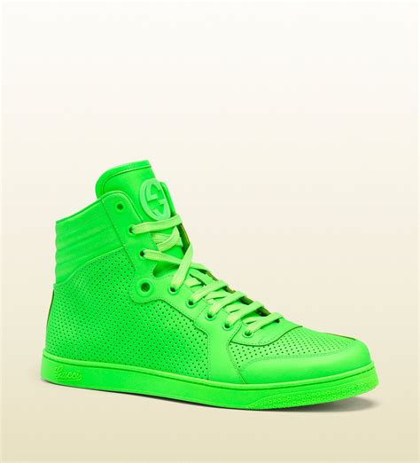 neon green gucci|gucci women's sneakers.